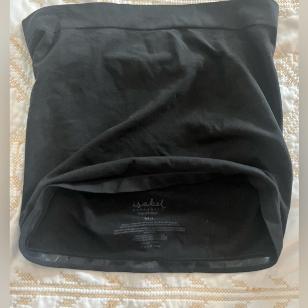 Black maternity belly band